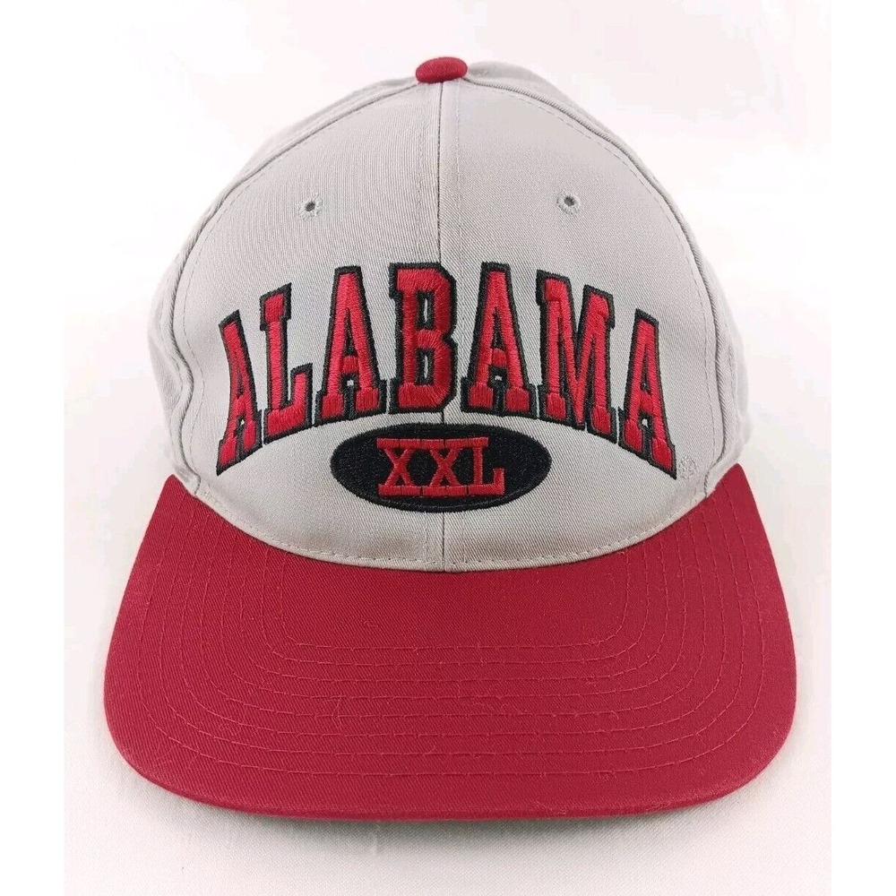 VINTAGE Alabama‎ Crimson Tide Hat Cap Annco NCAA Football Gray